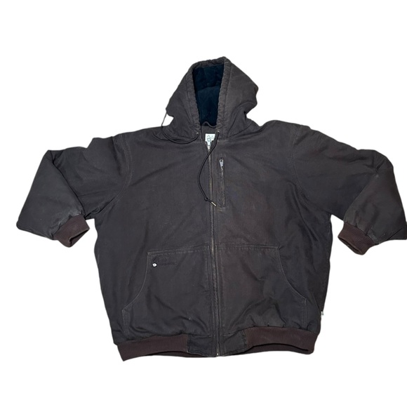 Vtg 90s Cabelas Mens Roughneck Canvas Jacket Sherpa Lined SZ 2XL Tall Workwear - Picture 1 of 7